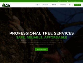 anjtreeservice.com screenshot