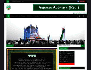 anjumanabbasiya.org screenshot