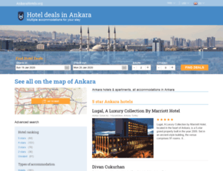 ankarahotels.org screenshot