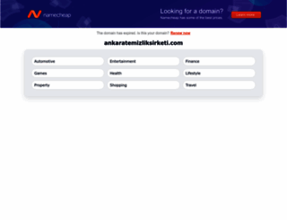 ankaratemizliksirketi.com screenshot