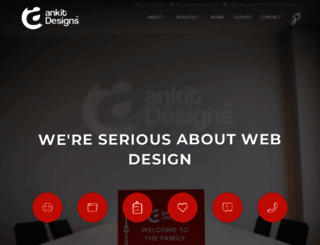 ankitdesigns.com screenshot