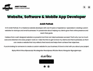 ankitpathak.com screenshot
