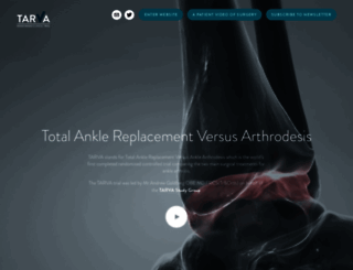 anklearthritis.co.uk screenshot