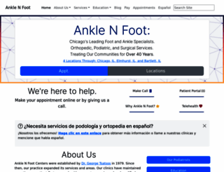 anklenfoot.com screenshot