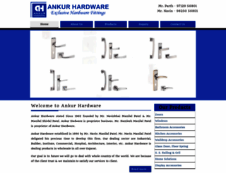 ankurhardware.co.in screenshot