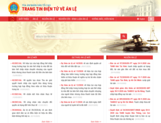 anle.toaan.gov.vn screenshot