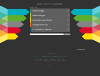 anna-university-results.com screenshot