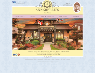 annabellestearoom.com screenshot