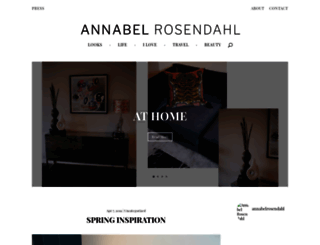 annabelrosendahl.com screenshot