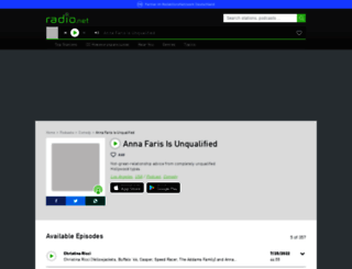 annafarisisunqualified.radio.net screenshot