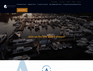 annapolisboatshows.com screenshot