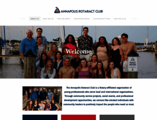 annapolisrotaract.org screenshot