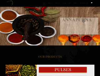 annapurnaspices.com screenshot