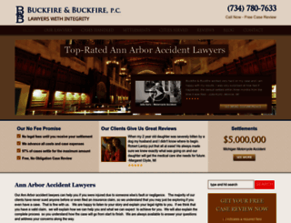 annarboraccidentlawyers.com screenshot