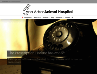 annarboranimalhospital.com screenshot
