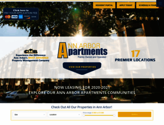 annarborapartments.net screenshot