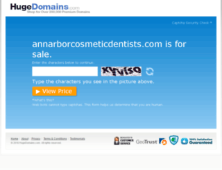annarborcosmeticdentists.com screenshot