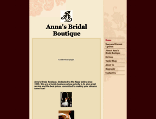 annasbridalboutique.com screenshot