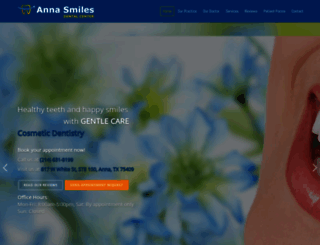 annasmilesdental.com screenshot