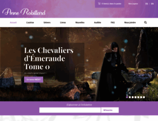 anne-robillard.com screenshot
