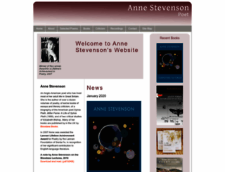 anne-stevenson.co.uk screenshot