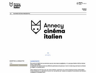 annecycinemaitalien.com screenshot