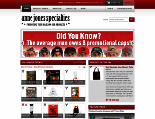annejonesspecialties.com screenshot