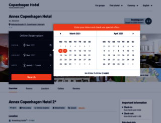 annex-copenhagen.copenhagen-hotel.net screenshot