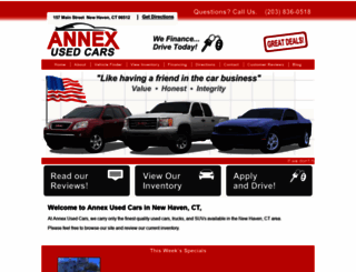 annexusedcars.com screenshot
