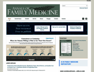 annfammed.org screenshot