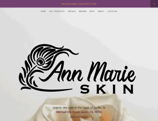 annmarieskincare.com screenshot