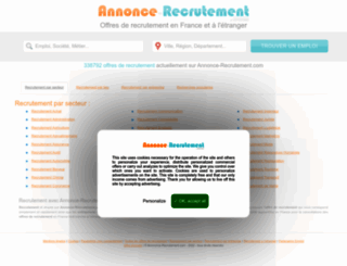 annonce-recrutement.com screenshot