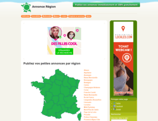annonceregion.com screenshot