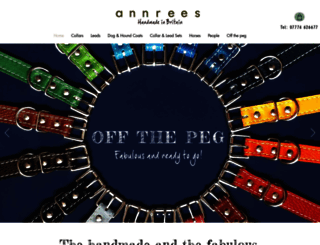 annrees.co.uk screenshot