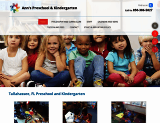 annspreschoolandkindergarten.com screenshot