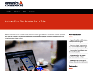 annuaire-commerces.be screenshot