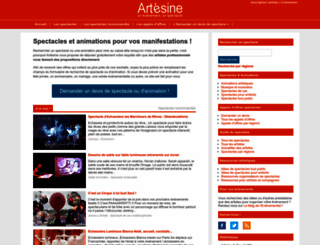 annuaire-des-artistes.com screenshot