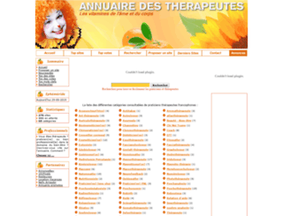 annuaire-des-therapeutes.com screenshot