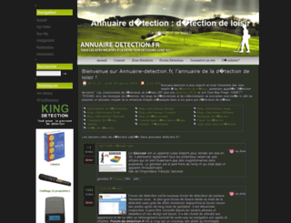 annuaire-detection.fr screenshot