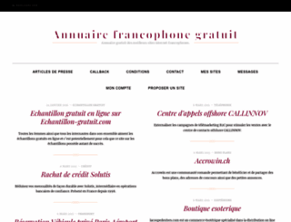 annuaire-francophone.org screenshot
