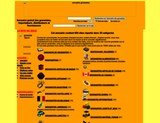 annuaire-grossistes.com screenshot