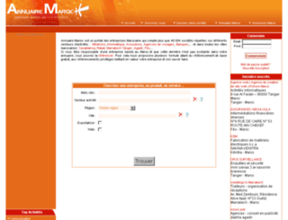 annuaire-maroc.eu screenshot