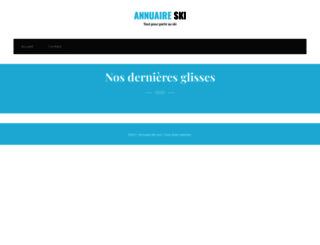 annuaire-ski.com screenshot