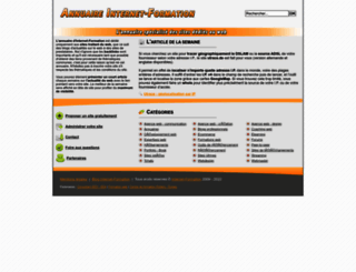 annuaire.internet-formation.fr screenshot