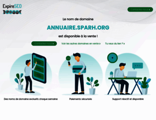annuaire.sparh.org screenshot