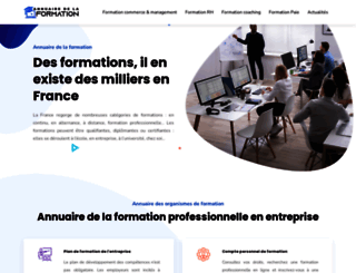 annuairedelaformation.fr screenshot