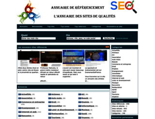 annuairedereferencement.com screenshot