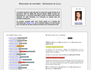 annuaires-anciens.univ-lille3.fr screenshot