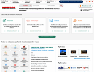 annuaires-entreprises.kompass.com screenshot