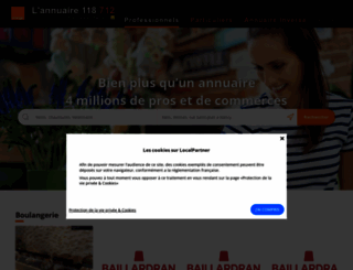 annuaires.orange.fr screenshot